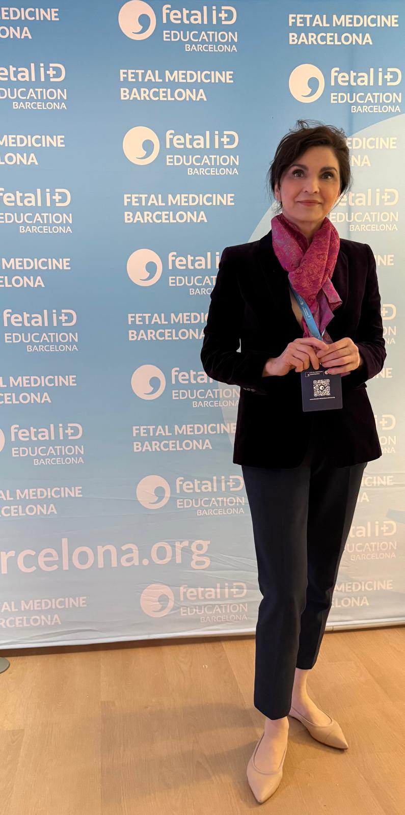 Dr. Mihaela Pețeanu la Fetal Medicine Barcelona