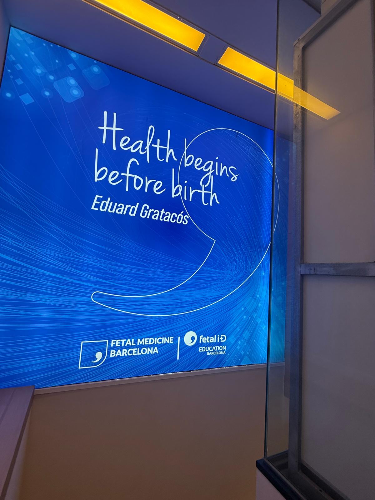 Health begins before birth – Eduard Gratacós