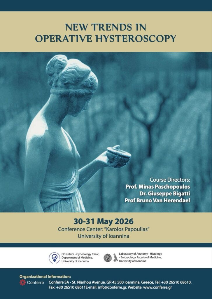 Afișul cursului New Trends in Operative Hysteroscopy
