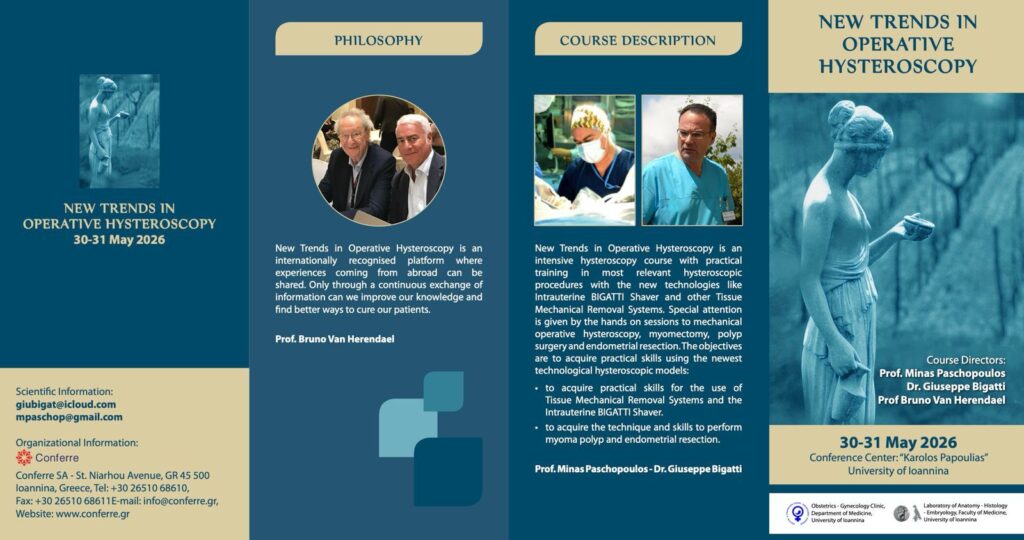 Broșura cursului New Trends in Operative Hysteroscopy